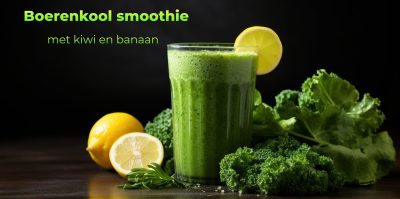 Koerenkool kiwi banaan smoothie